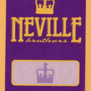 Neville Brothers 1995 Concert Tour Backstage Pass