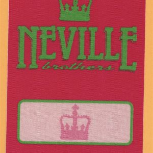 Neville Brothers 1995 Concert Tour Backstage Pass