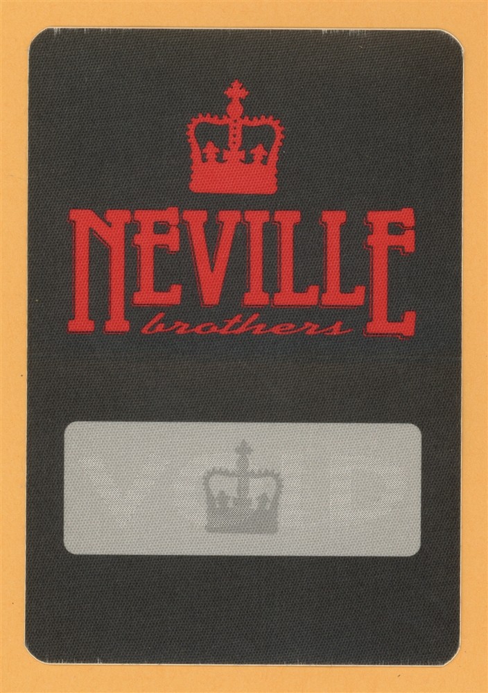 Neville Brothers 1995 Concert Tour Backstage Pass