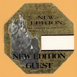 New Edition 1989 Heart Break Concert Tour GUEST Backstage Pass