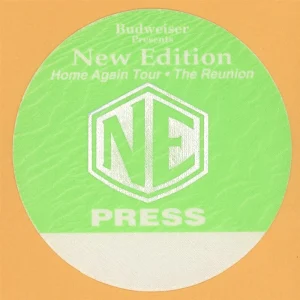 New Edition 1996 Home Again Reunion Concert Tour PRESS Backstage Pass