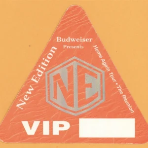 New Edition 1996 Home Again Reunion Concert Tour VIP Backstage Pass