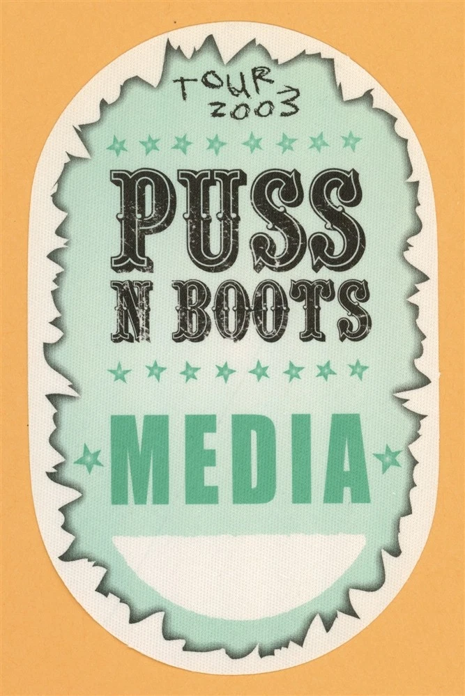 Nora Jones 2003 Puss N Boots Concert Tour Media Backstage Pass