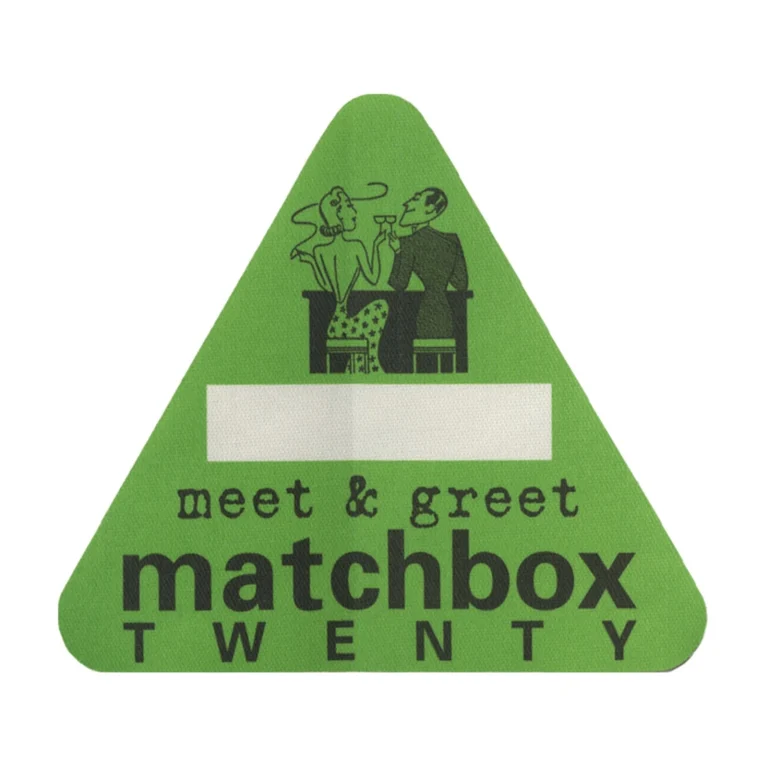 Matchbox 20 2001 Mad Season Concert Tour Backstage Pass
