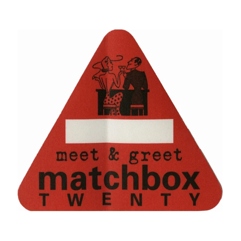 Matchbox 20 2001 Mad Season Concert Tour Meet & Greet Backstage Pass