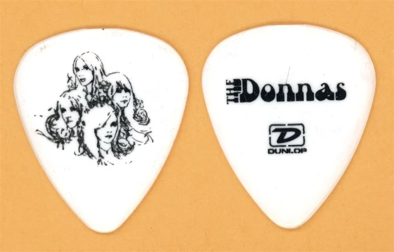 The Donnas Vintage Guitar Pick - 2005 Gold Medal Tour
