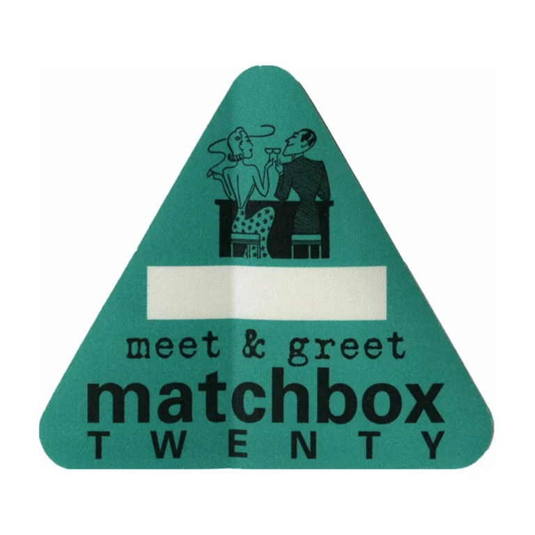 Matchbox 20 2001 Mad Season Concert Tour Meet & Greet Backstage Pass