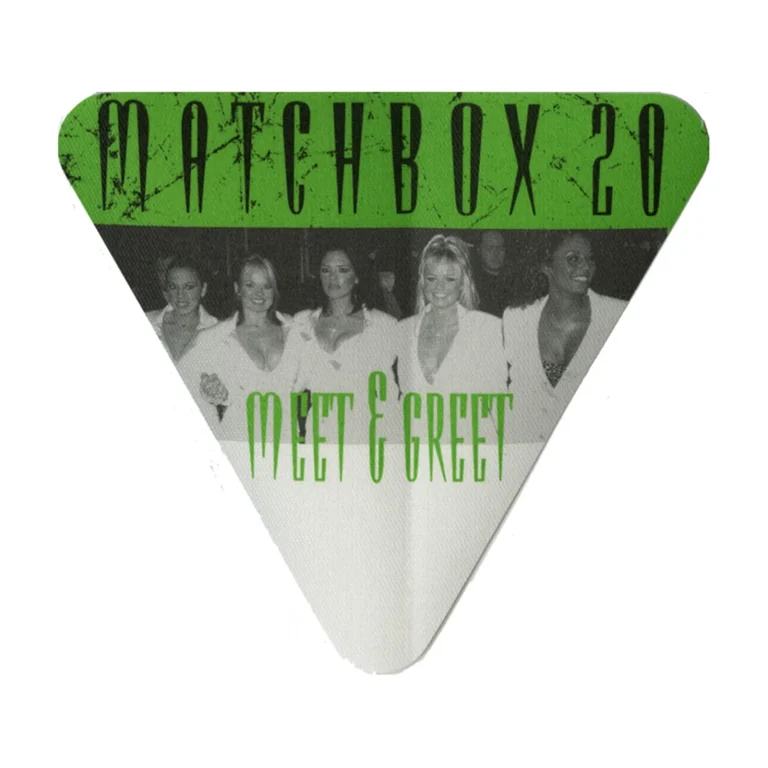 Matchbox 20 2001 Mad Season Concert Tour Meet & Greet Backstage Pass