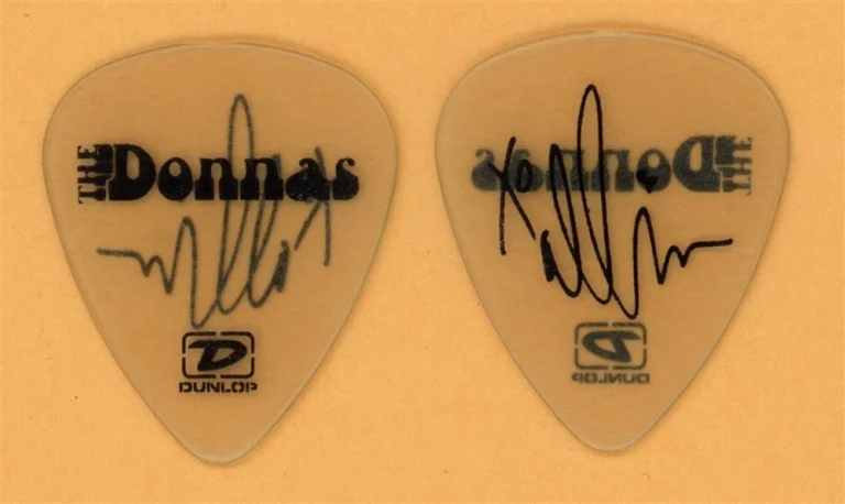 The Donnas Allison Robertson Vintage Guitar Pick - 2005 Gold Medal Tour