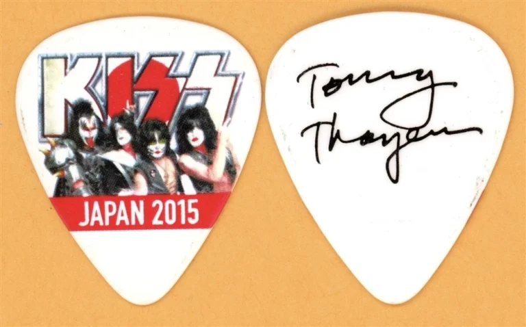 KISS Tommy Thayer Vintage Guitar Pick - 2015 40th Anniversary Japan Tour