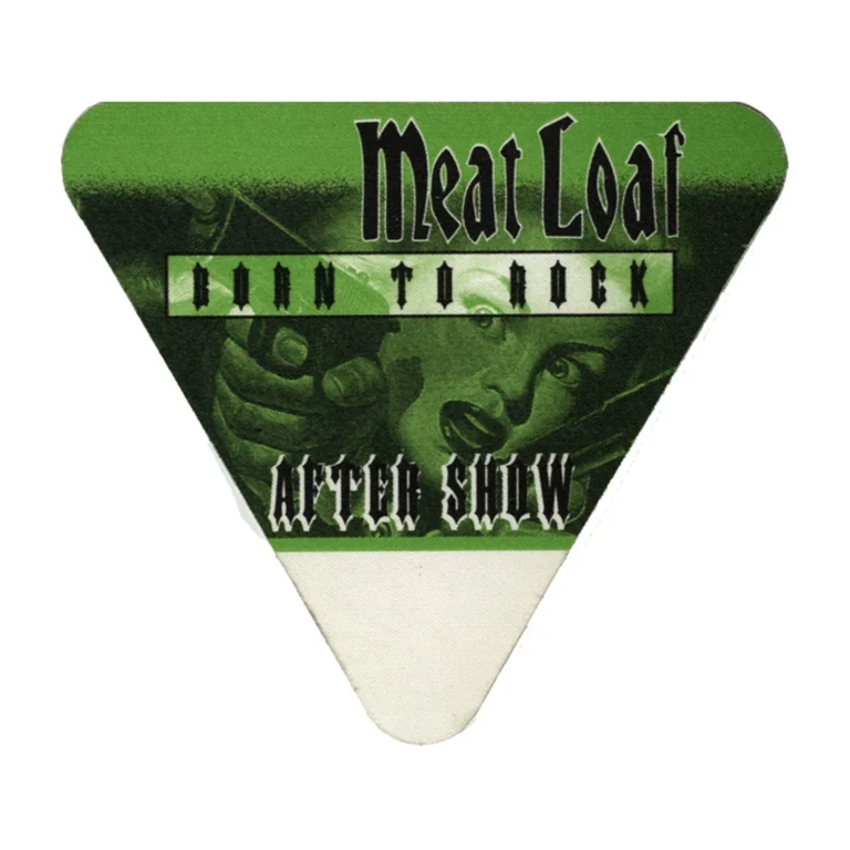 Meat Loaf 1996 Welcome to the Neighborhood Concert Tour Aftershow Backstage Pass