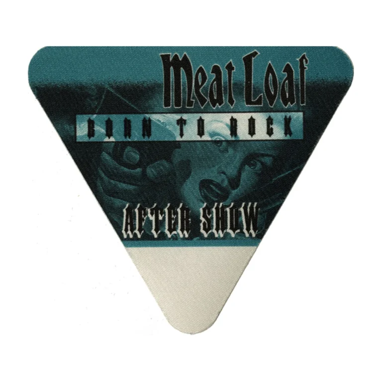 Meat Loaf 1996 Welcome to the Neighborhood Concert Tour Aftershow Backstage Pass