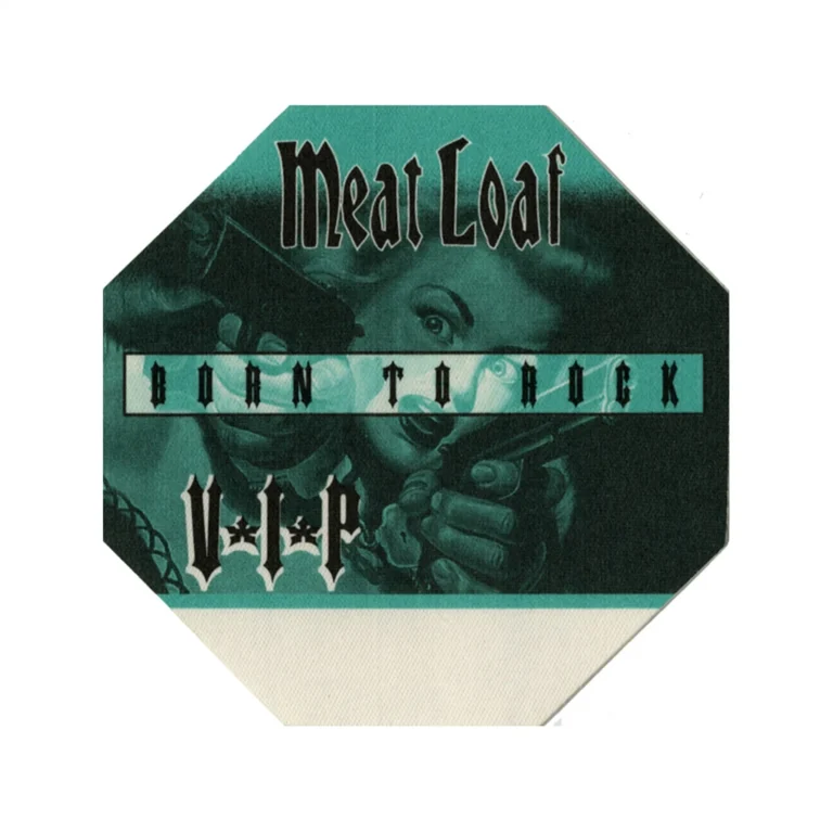 Meat Loaf 1996 Welcome to the Neighborhood Concert Tour VIP Backstage Pass