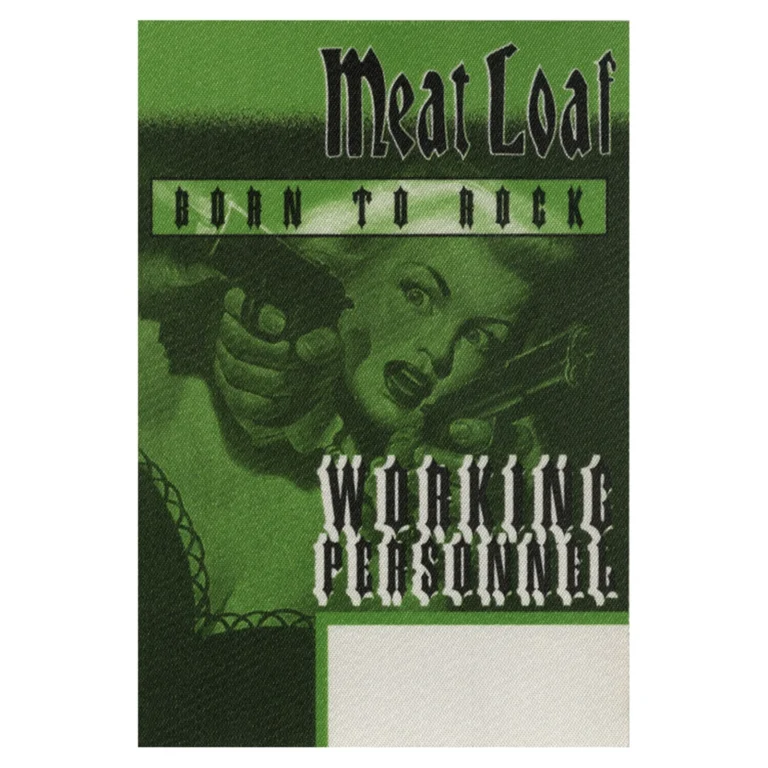 Meat Loaf 1996 Welcome to the Neighborhood Concert Tour Working Backstage Pass