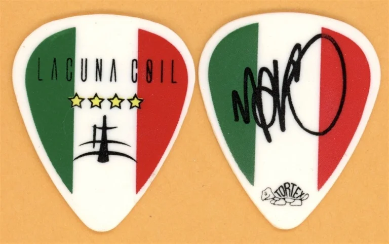 Lacuna Coil Marco Biazzi Vintage Guitar Pick - 2007 Karmacode Tour