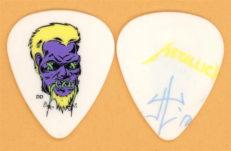 Metallica James Hetfield Guitar Pick - 2010 Death Magnetica Tour - Misprint
