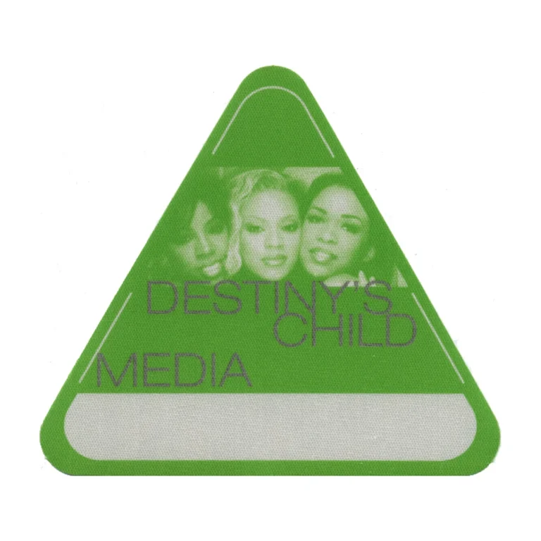 Destinys Child 1998 Debut Concert Tour Media Backstage Pass