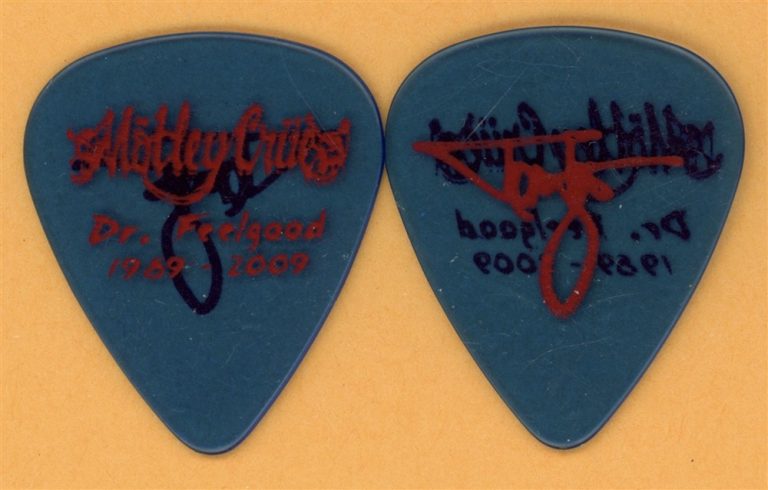 Motley Crue Tommy Lee Vintage Guitar Pick - 2009 Dr. Feelgood 20th Tour