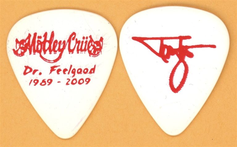 Motley Crue Tommy Lee Vintage Guitar Pick - 2009 Dr. Feelgood 20th Tour