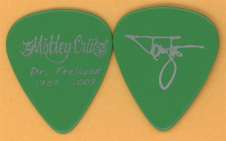 Motley Crue Tommy Lee Vintage Guitar Pick - 2009 Dr. Feelgood 20th Tour