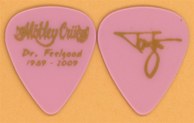 Motley Crue Tommy Lee Vintage Guitar Pick - 2009 Dr. Feelgood 20th Tour