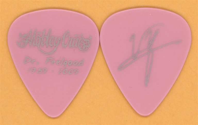 Motley Crue Vince Neil Vintage Guitar Pick - 2009 Dr. Feelgood 20th Tour