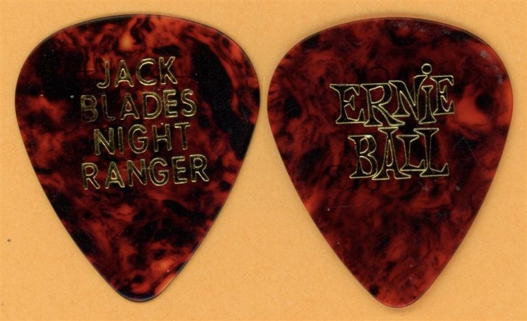 Night Ranger Jack Blades Vintage Guitar Pick - 1988 Tour