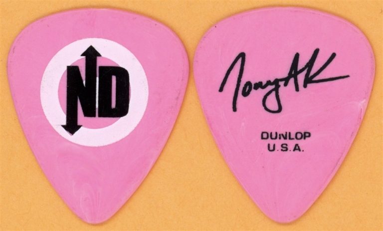 No Doubt Tony Kanal Vintage Guitar Pick - 2009 Summer Tour