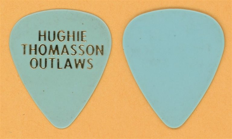 Outlaws Hughie Thomasson Lynyrd Skynyrd Vintage Guitar Pick - 1986 US Tour
