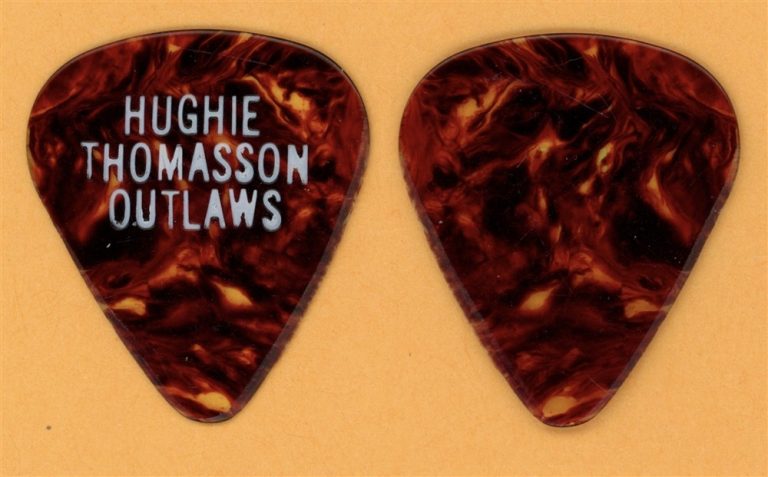 Outlaws Hughie Thomasson Lynyrd Skynyrd Vintage Guitar Pick - 1990 US Tour