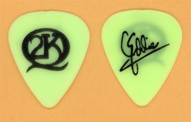 Queensryche Eddie Jackson Vintage Guitar Pick - 2000 Tour