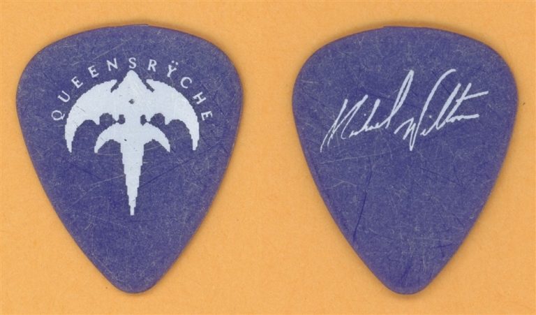 Queensryche Michael Wilton Vintage Guitar Pick - 1994 Promised Land Tour