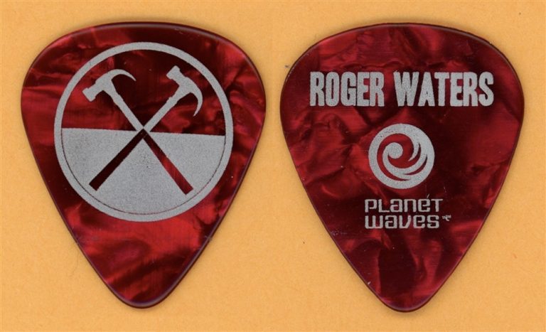 Roger Waters Pink Floyd Vintage Guitar Pick - 2012 In The Flesh Tour *Last 1*