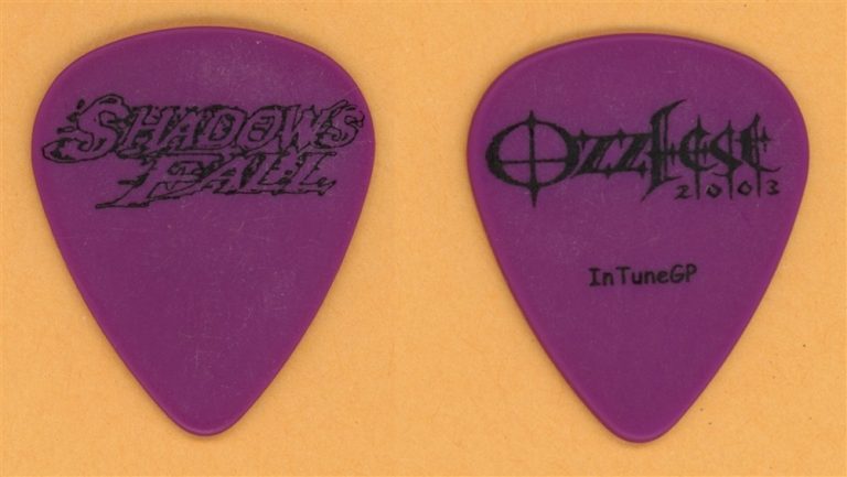Shadows Fall Vintage Tour Guitar Pick - 2002 Ozzfest