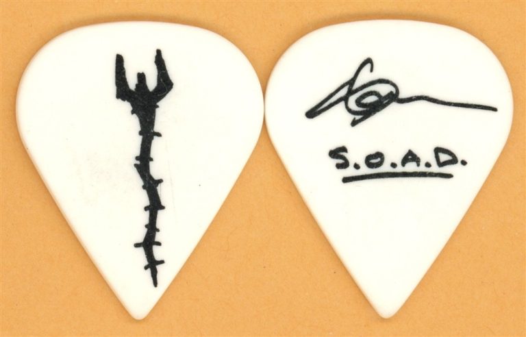 System of a Down Shavo Odadjian Vintage Guitar Pick - 2005 Hypnotize Tour