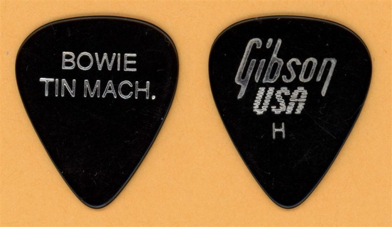 Tin Machine David Bowie Vintage Guitar Pick - 1989 Tin Machine Tour