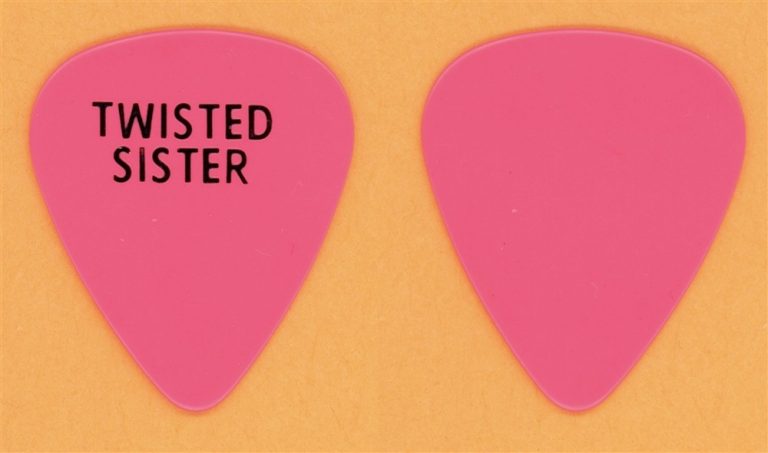 Twisted Sister Eddie Ojeda Vintage Guitar Pick - 1984 Stay Hungry Tour