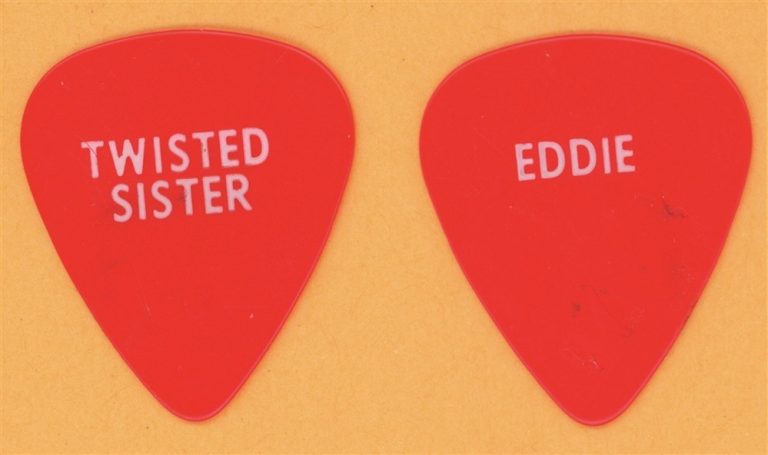 Twisted Sister Eddie Ojeda Vintage Guitar Pick - 1984 Stay Hungry Tour