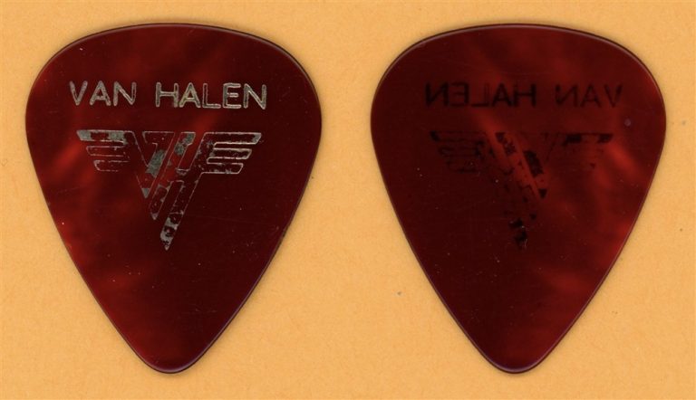 Van Halen EVH Vintage Guitar Pick - 1981 Fair Warning Tour - Stage Used