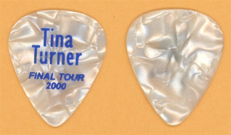 Tina Turner Vintage Guitar Pick - 2000 Farewell Tour