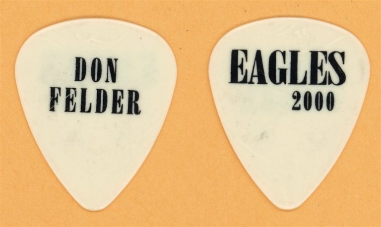 Eagles Don Felder Vintage Guitar Pick - 2000 Millenium Tour