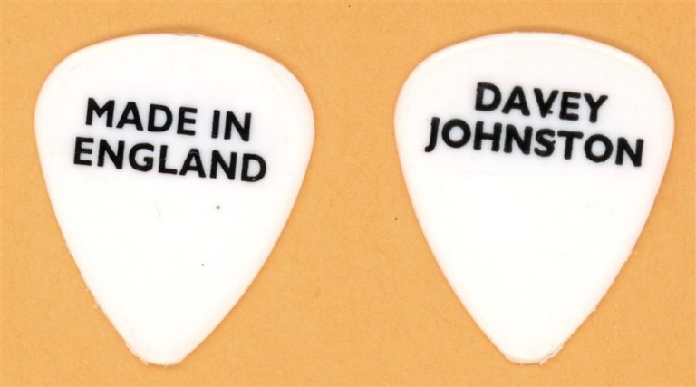 Elton John Davey Johnston Vintage Guitar Pick - 1995 Made In England Tour
