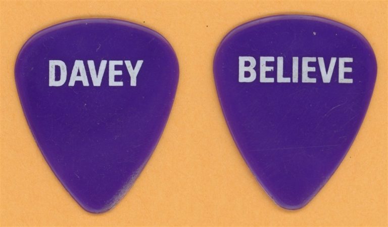 Elton John Davey Johnston Vintage Guitar Pick - 1995 Made In England Tour