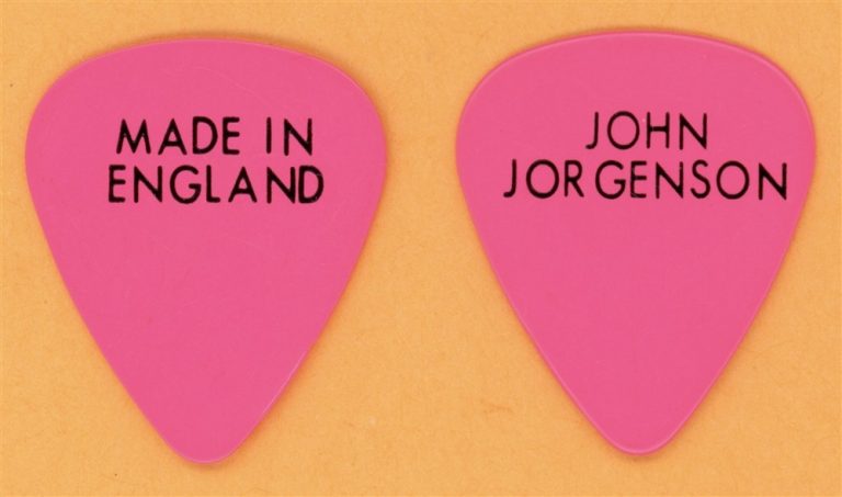 Elton John John Jorgenson Vintage Guitar Pick - 1995 Made In England Tour