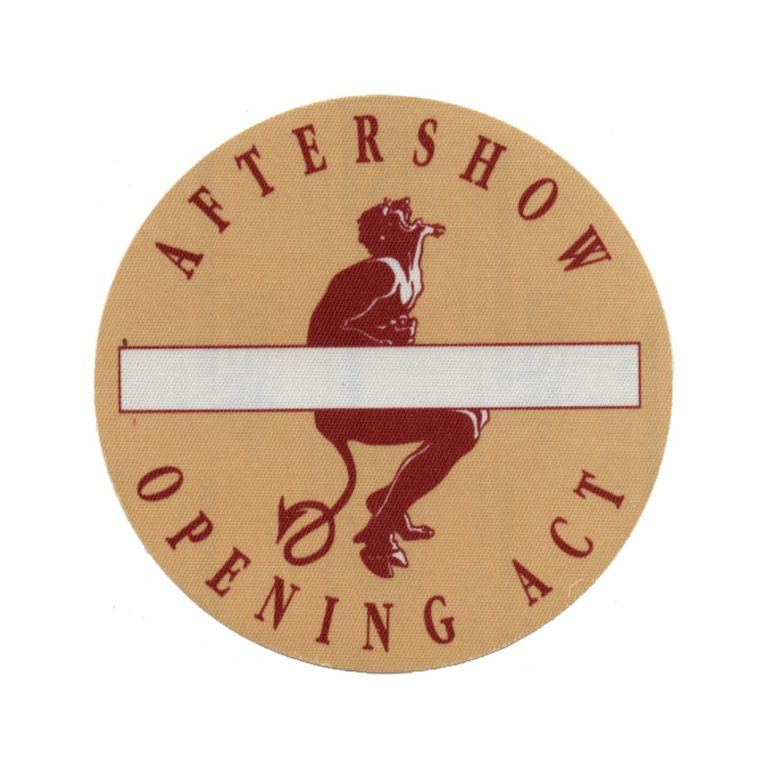 David Lee Roth 1991 Little Ain't Enough Concert Tour Opening Act Backstage Pass