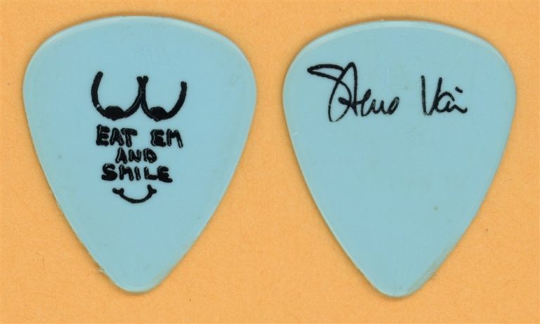 David Lee Roth Steve Vai Vintage Guitar Pick - 1986 Eat em & Smile Tour