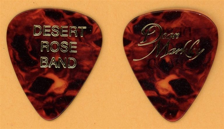 Desert Rose Band Chris Hillman Vintage Tour Guitar Pick