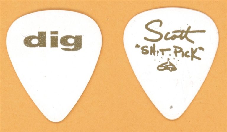 DIG Scott Hackwith Vintage Guitar Pick - 1993 US Tour