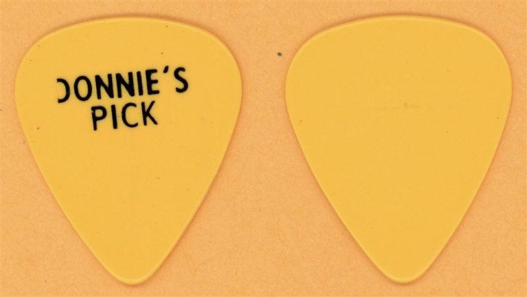 Donnie Iris Vintage Tour Guitar Pick - 1992 Out of The Blue Tour