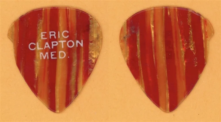 Eric Clapton Vintage Tour Guitar Pick - 1970 Derek and the Dominos - Stage Used